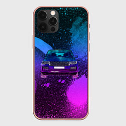 Чехол для iPhone 12 Pro Max LAND ROVER NEON, цвет: 3D-светло-розовый
