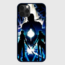 Чехол для iPhone 12 Pro Max Sword Art Online Кирито Асуна, цвет: 3D-черный