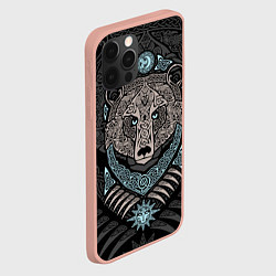 Чехол для iPhone 12 Pro Max Медведь, цвет: 3D-светло-розовый — фото 2