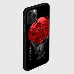 Чехол для iPhone 12 Pro Max Тетрадь смерти, цвет: 3D-черный — фото 2