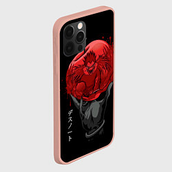 Чехол для iPhone 12 Pro Max Тетрадь смерти, цвет: 3D-светло-розовый — фото 2