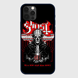 Чехол для iPhone 12 Pro Max Ghost, цвет: 3D-черный