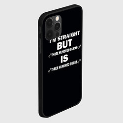Чехол для iPhone 12 Pro Max IM STRAIGHT, цвет: 3D-черный — фото 2