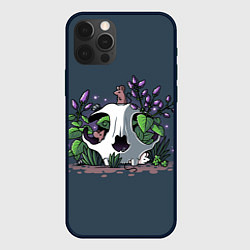 Чехол для iPhone 12 Pro Max Мыши в черепе, цвет: 3D-черный