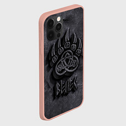 Чехол для iPhone 12 Pro Max Печать Велеса, цвет: 3D-светло-розовый — фото 2