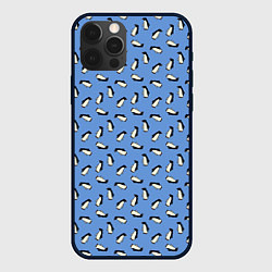 Чехол для iPhone 12 Pro Max Пингвины, цвет: 3D-черный