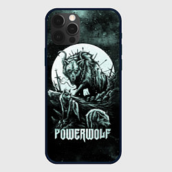 Чехол для iPhone 12 Pro Max Powerwolf, цвет: 3D-черный