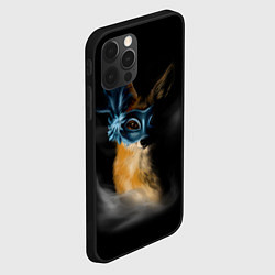 Чехол для iPhone 12 Pro Max Лиса в маске, цвет: 3D-черный — фото 2