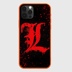 Чехол для iPhone 12 Pro Max DEATH NOTE ТЕТРАДЬ СМЕРТИ, цвет: 3D-красный