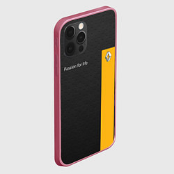 Чехол для iPhone 12 Pro Max Renault, цвет: 3D-малиновый — фото 2