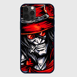 Чехол для iPhone 12 Pro Max Алукард, Хеллсинг, цвет: 3D-черный