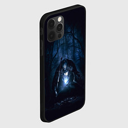 Чехол для iPhone 12 Pro Max Странник в лесу, цвет: 3D-черный — фото 2