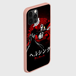 Чехол для iPhone 12 Pro Max Хеллсинг, Алукард, цвет: 3D-светло-розовый — фото 2