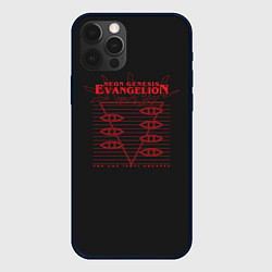 Чехол для iPhone 12 Pro Max Evangelion Neon Genesis, цвет: 3D-черный