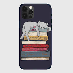 Чехол для iPhone 12 Pro Max Relax Cat, цвет: 3D-черный