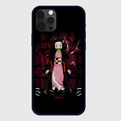 Чехол для iPhone 12 Pro Max Nezuko Kamado Kimetsu no Yaiba, цвет: 3D-черный