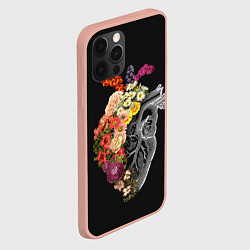 Чехол для iPhone 12 Pro Max Natural Heart Dual, цвет: 3D-светло-розовый — фото 2