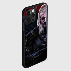Чехол для iPhone 12 Pro Max Ведьмак Геральт, цвет: 3D-черный — фото 2