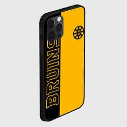 Чехол для iPhone 12 Pro Max NHL BOSTON BRUINS, цвет: 3D-черный — фото 2