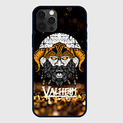 Чехол для iPhone 12 Pro Max Valheim Viking Gold, цвет: 3D-черный