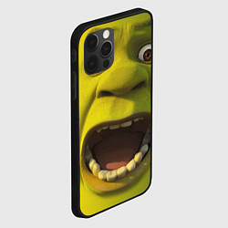 Чехол для iPhone 12 Pro Max Shrek is Yelling, цвет: 3D-черный — фото 2