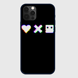 Чехол для iPhone 12 Pro Max Love Death and Robots Glitch, цвет: 3D-черный