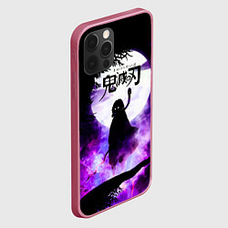 Чехол для iPhone 12 Pro Max Demon Slayer: Kimetsu no Yaiba, цвет: 3D-малиновый — фото 2