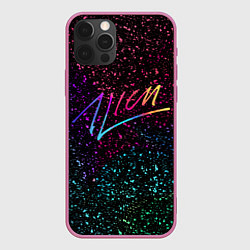 Чехол для iPhone 12 Pro Max AVICII АВТОГРАФ RAIBOW, цвет: 3D-малиновый