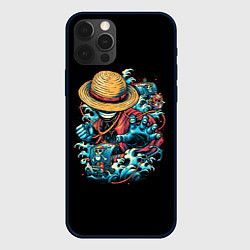 Чехол для iPhone 12 Pro Max One Piece Retro Style, цвет: 3D-черный