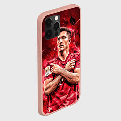 Чехол для iPhone 12 Pro Max Левандовски Lewandowski 9, цвет: 3D-светло-розовый — фото 2