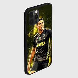 Чехол для iPhone 12 Pro Max Cristiano Ronaldo Juventus, цвет: 3D-черный — фото 2