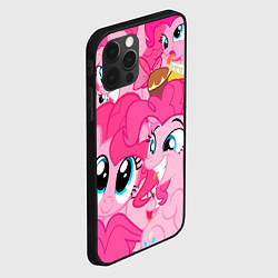 Чехол для iPhone 12 Pro Max Pinkie Pie pattern, цвет: 3D-черный — фото 2