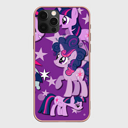 Чехол для iPhone 12 Pro Max Twilight Sparkle, цвет: 3D-светло-розовый