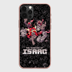 Чехол для iPhone 12 Pro Max The Binding of Isaac, цвет: 3D-светло-розовый