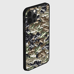 Чехол для iPhone 12 Pro Max Камуфляж для рыбака, цвет: 3D-черный — фото 2
