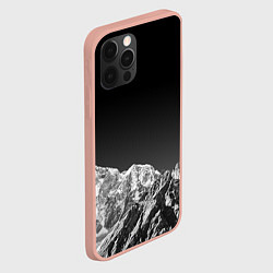Чехол для iPhone 12 Pro Max ГОРЫ В МОЕМ СЕРДЦЕ КАМУФЛЯЖ, цвет: 3D-светло-розовый — фото 2