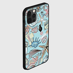 Чехол для iPhone 12 Pro Max Морские обитатели, цвет: 3D-черный — фото 2