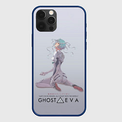 Чехол для iPhone 12 Pro Max Ghost in the Eva, цвет: 3D-тёмно-синий