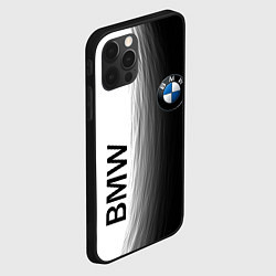 Чехол для iPhone 12 Pro Max Black and White BMW, цвет: 3D-черный — фото 2