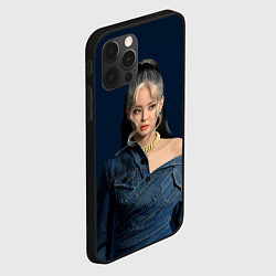 Чехол для iPhone 12 Pro Max Jennie jeans, цвет: 3D-черный — фото 2