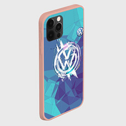 Чехол для iPhone 12 Pro Max VOLKSWAGEN, цвет: 3D-светло-розовый — фото 2