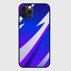 Чехол для iPhone 12 Pro Max SPORT STYLE BLUE, цвет: 3D-черный