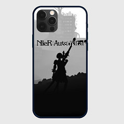 Чехол для iPhone 12 Pro Max Nier Automata Z, цвет: 3D-черный