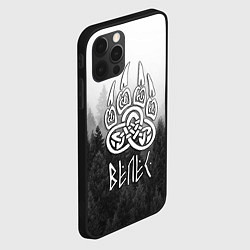 Чехол для iPhone 12 Pro Max ВЕЛЕС туманный лес, цвет: 3D-черный — фото 2