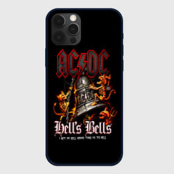 Чехол для iPhone 12 Pro Max ACDC Hells Bells, цвет: 3D-черный