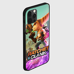 Чехол для iPhone 12 Pro Max Ratchet & Clank: Rift Apart, цвет: 3D-черный — фото 2