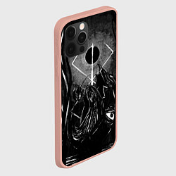 Чехол для iPhone 12 Pro Max БЕРСЕРК рисунок, цвет: 3D-светло-розовый — фото 2