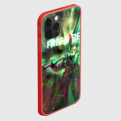 Чехол для iPhone 12 Pro Max FREEFIRE Battlegrounds Z, цвет: 3D-красный — фото 2