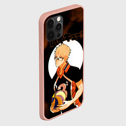 Чехол для iPhone 12 Pro Max Кей Цукишима Haikyuu!!, цвет: 3D-светло-розовый — фото 2