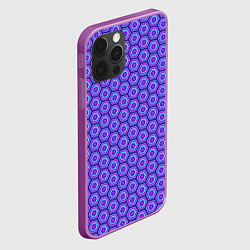 Чехол для iPhone 12 Pro Max Geometric Background, цвет: 3D-сиреневый — фото 2